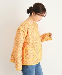  LAURA ASHLEY/コッタムコーンフラワー柄 リバーシブル キルトジャケット/507592895
