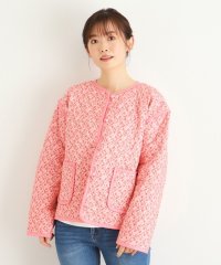  LAURA ASHLEY/ローラ アシュレイ LAURA ASHLEY コッタムコーンフラワー柄 リバーシブル キルトジャケット/507592895