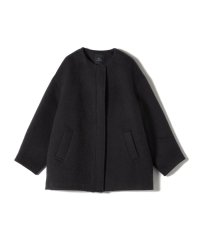 SHIPS WOMEN/SHIPS Primary Navy Label:キッドモヘヤ ジャギーコート/507593270
