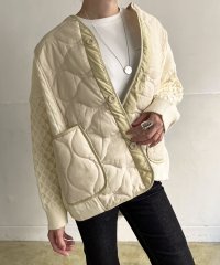 Jewelobe/ジュエローブ Jewelobe キルティング×ニットドッキングブルゾン/507593296