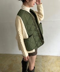 Jewelobe/ジュエローブ Jewelobe キルティング×ニットドッキングブルゾン/507593296