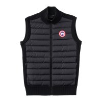 CANADA GOOSE/カナダグース CANADA GOOSE ダウンベスト クラシック ハイブリッジ ニット ベスト 6829M BLACK/507593535