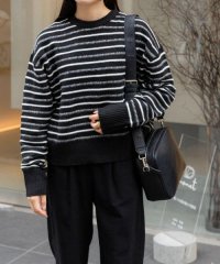 URBAN RESEARCH DOORS/FORK&SPOON　変形ボーダーニットプルオーバー/507593706