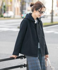 URBAN RESEARCH DOORS/ショールカラー2WAYショートコート/507593712