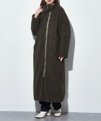 MAISON BREEZE reveur/メゾンブリーズレヴール MAISON BREEZE reveur 【MAISON BREEZE reveur】リングフェイクウールスタンドネックコート 2240/507594752