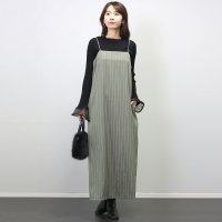 Aletta vita/アレッタ ヴィータ Aletta vita エステルツイルストライプキャミワンピース/507594756