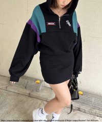 BACK TO THE FIELD (BTTF)/バック トゥー ザ フィールド （ビーティーティーエフ） BACK TO THE FIELD (BTTF) 【MLB】スウェットZIPドルマンバイカラーフーディ/507452169