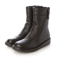 Milla Sports/ミラスポーツ Milla sports ソフトレザー 4E フラットソール デザインファスナー インナーボア カジュアルブーツ/507547904