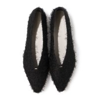 Launa lea/ラウナレア Launa lea ジャガードVカットフラットパンプス(0586)/507595180