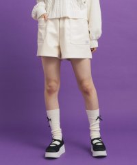 PINK-latte/合皮ショートパンツ/507596676
