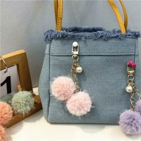 shoppinggo/ショッピングゴー shoppinggo ポンポン ファーチャーム ふわふわ バッグチャーム キーリング フェイクファー ミニチャーム あったか もこもこ 可愛い/507597006