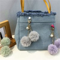 shoppinggo/ショッピングゴー shoppinggo ポンポン ファーチャーム ふわふわ バッグチャーム キーリング フェイクファー ミニチャーム あったか もこもこ 可愛い/507597006