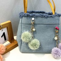 shoppinggo/ショッピングゴー shoppinggo ポンポン ファーチャーム ふわふわ バッグチャーム キーリング フェイクファー ミニチャーム あったか もこもこ 可愛い/507597006