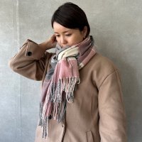 Keys/キーズ KEYS ストール マフラー 大判 レディース メンズ チェック柄 ショール 厚手 秋冬 冬 ブランケット/507597237