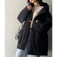 Classical Elf/クラシカルエルフ Classical Elf 《Javaジャバコラボ》カジュアル派もキレイめ派も注目。bigポケットフード付き中綿ブルゾン/507597383