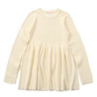 Belle Cie/ベルシー Belle Cie ニット ペプラム トップス セーター 長袖 ラウンドネック シンプル おしゃれ 秋冬 レディース 韓国ファッション フレア きれい/507597421