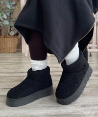 adottona/アドット adottona 【防寒・内ボア】もこもこ厚底ムートン【厚底】/507598067