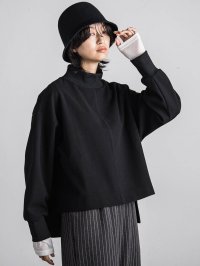 MAYSON GREY/メイソングレイ MAYSON GREY 圧縮起毛ハイネックプルオーバー≪手洗い可能≫/507598865