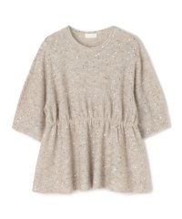 Ballsey/ラメスパンコールモヘヤ ペプラムプルオーバー/507599319
