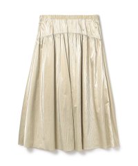 Ballsey/シャイニーコーティング ギャザーヨークロングスカート/507599322