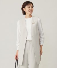 J.PRESS LADIES/【セットアップ対応・洗える】セラテリーダブルクロス ジレ/507600090