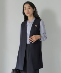 J.PRESS LADIES/【セットアップ対応・洗える】セラテリーダブルクロス ジレ/507600090