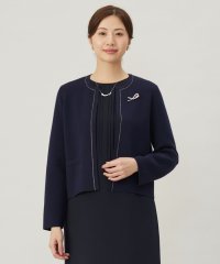 J.PRESS LADIES/【洗える】D?COR ニット ジャケット/507600093