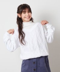 a.v.v(KID'S)/[100－130]ケーブルニットドッキングトレーナー/506856894