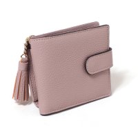REAL STYLE/リアルスタイル REAL STYLE 二つ折り財布 ベルト付き ファスナー レディース 財布 コンパクト ウォレット 小銭入れ コインケース カードケース サイ/507149574