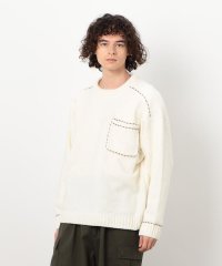 Purple & Yellow/ハンドステッチプルオーバー/507544359