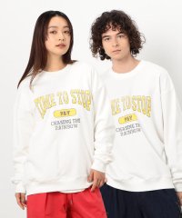 Purple & Yellow/カレッジプリントプルオーバー/507549236