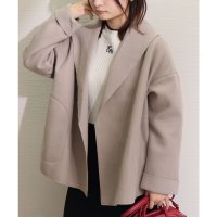 libelle more/リベル モア libelle more 【2024AW】ニットダブルフェイスショールカラージャケット/507558151