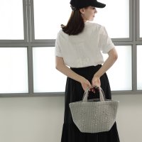 Tokyo Hyakka/トウキョウヒャッカ 東京百花 【Tote Seryon トートセリョン】リボン＆パール(アンティークグレー)/507577313