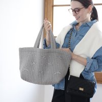Tokyo Hyakka/トウキョウヒャッカ 東京百花 【Voyage Seryon ボヤージュセリョン】リボン＆パール(アンティークグレー)/507577314