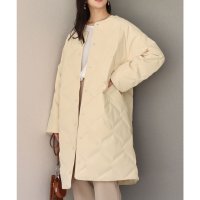 libelle more/リベル モア libelle more ノーカラーシームレスロングダウンコート/507577350