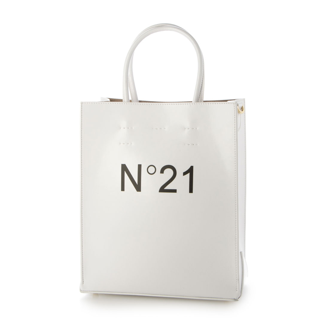 セール】ヌメロヴェントゥーノ N°21 ロゴ 縦型 ショッパーバッグ セール】ヌメロヴェントゥーノ N°21 ロゴ 縦型 ショッパーバッグ