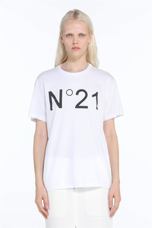 セール 30%OFF】ヌメロヴェントゥーノ N21 ロゴ 半袖T－シャツ 