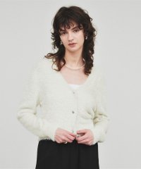 cloenc/クロエンス cloenc ラメフェザー ニットカーデガン/507599209