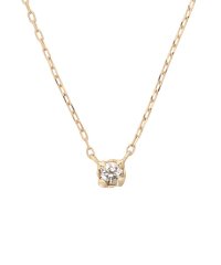 Samantha Tiara/K18 YG 一粒ダイヤモンドネックレス(小)/507600221