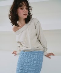 titivate/オフショルダースウェットプルオーバー/507600322
