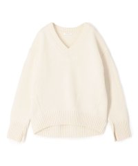 MACPHEE/【WEB限定】ラムカシミヤ Vネックプルオーバー/507601626