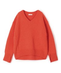 MACPHEE/【WEB限定】ラムカシミヤ Vネックプルオーバー/507601626