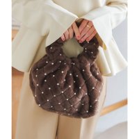 KOBE LETTUCE/コウベレタス KOBE LETTUCE パールドットキルティングミニバッグ [B1600]/507601653