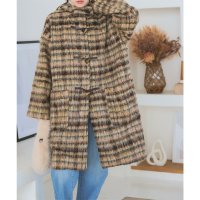 KOBE LETTUCE/コウベレタス KOBE LETTUCE シャギーロングダッフルコート [K1346]/507601662