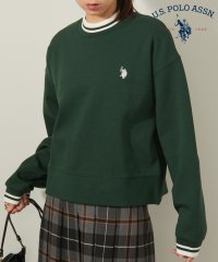 U.S. POLO ASSN./ユーエスポロアッスン U.S. POLO ASSN. モックネック ショート丈 スウェット トレーナー トップス 長袖 ワンポイント ユニセックス/507602446