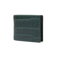 Creed/クリード Creed 二つ折り財布 メンズ レディース ブランド 本革 小銭入れあり カード収納 crocodile ショートウォレット 456C114/507603273