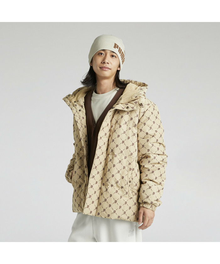 ダウンジャケット ロゴ ストリート ユニセックス 全3色 送料無料 プーマ PUMA ユニセックス モノグラム ダウンジャケット （PUMA