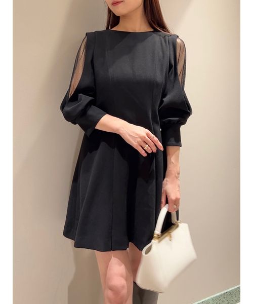 SNIDEL　シフォンミニワンピース　サイズ０　DOT Amazon.co.jp: [スナイデル] シフォンフリルミニワンピ