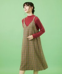 Jocomomola/Espina チェックジャンパースカート/507604458