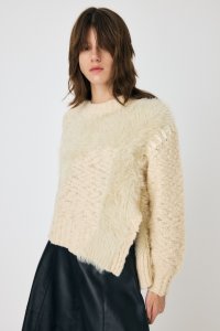 moussy/INTARSIA SLIT セーター/507604496